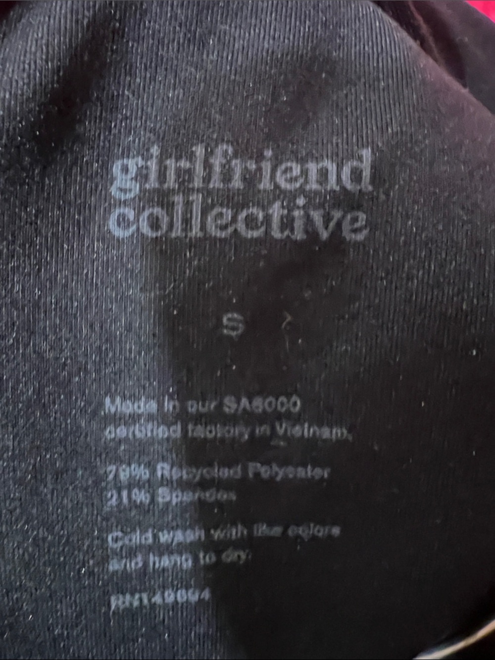 girlfriend collective Black Activewear Romper - Picture 2 of 7